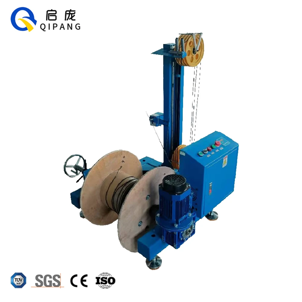 QIPANG Automatic Copper,iron,aluminum Wire Power Unwinder Machine Bearing Weight 50kg-300kg Wire Spool Dereeler Machine
