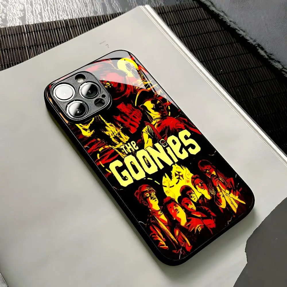 The Goonies Phone Case for Iphone 15 13 12 14 11 Pro Max Mini X Xr Xs 8 7 Puls glass