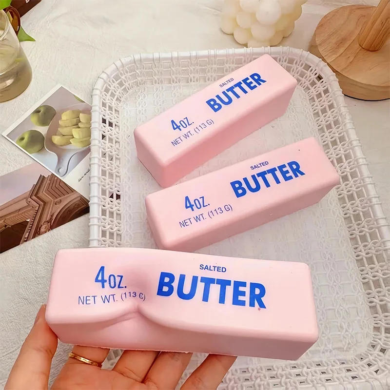 Simuliertes Butter-Brot-Quetschspielzeug mit langsamem Rückprall zur Dekompression und Entspannung – Neu – Detail 4