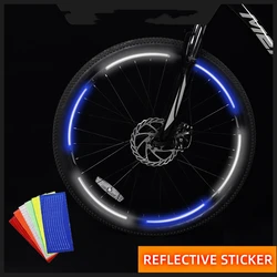 Suitable 26 inches bicycle tire reflective sticker, mountain bicycle rim reflective sticker, bicycle wheel hub creative sticker