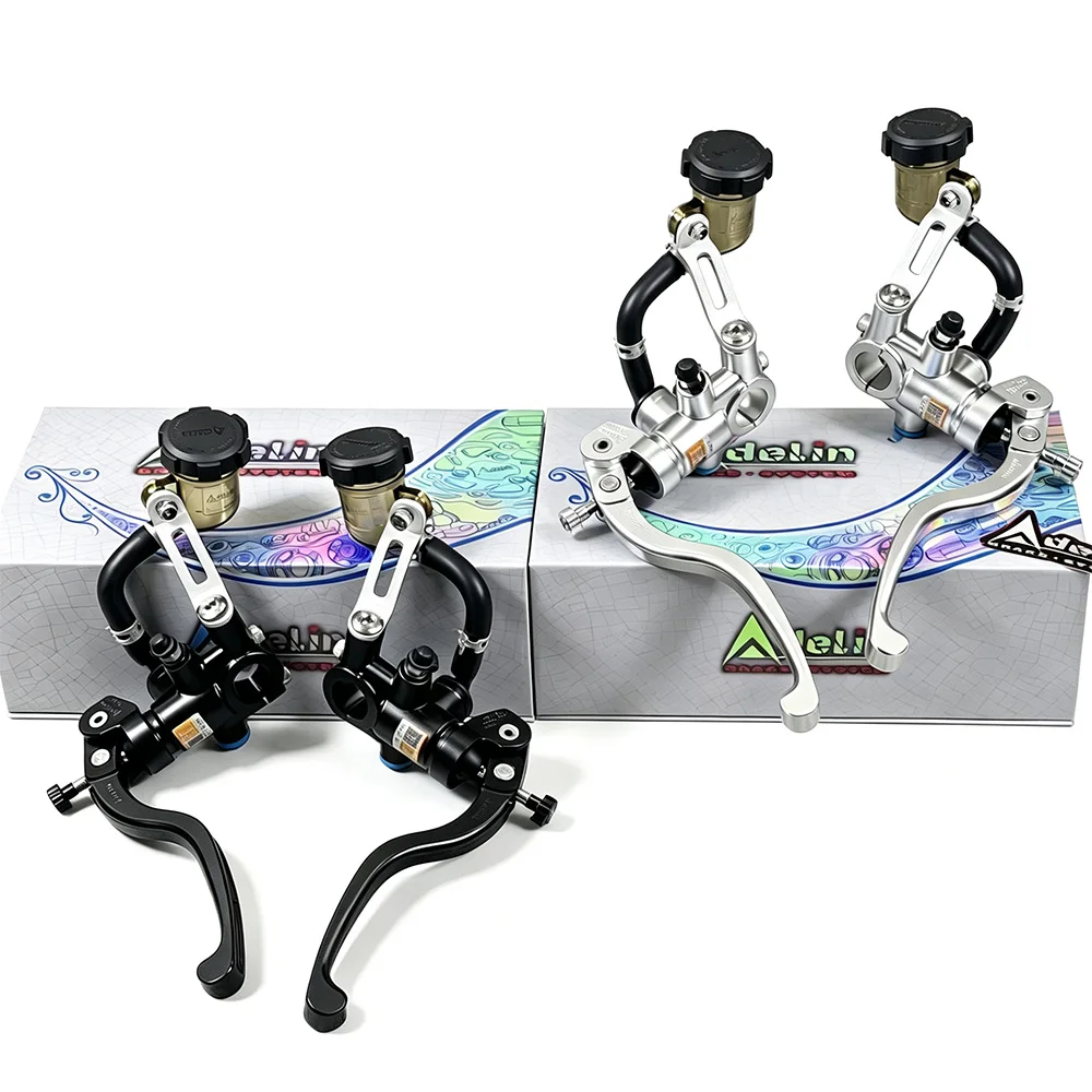 Adelin 19mm Motorcycle Hydraulic Pump Brake Clutch Master Cylinder Lever Handle Universal For Honda Yamaha Kawasaki R6 FZ6 GSXR6