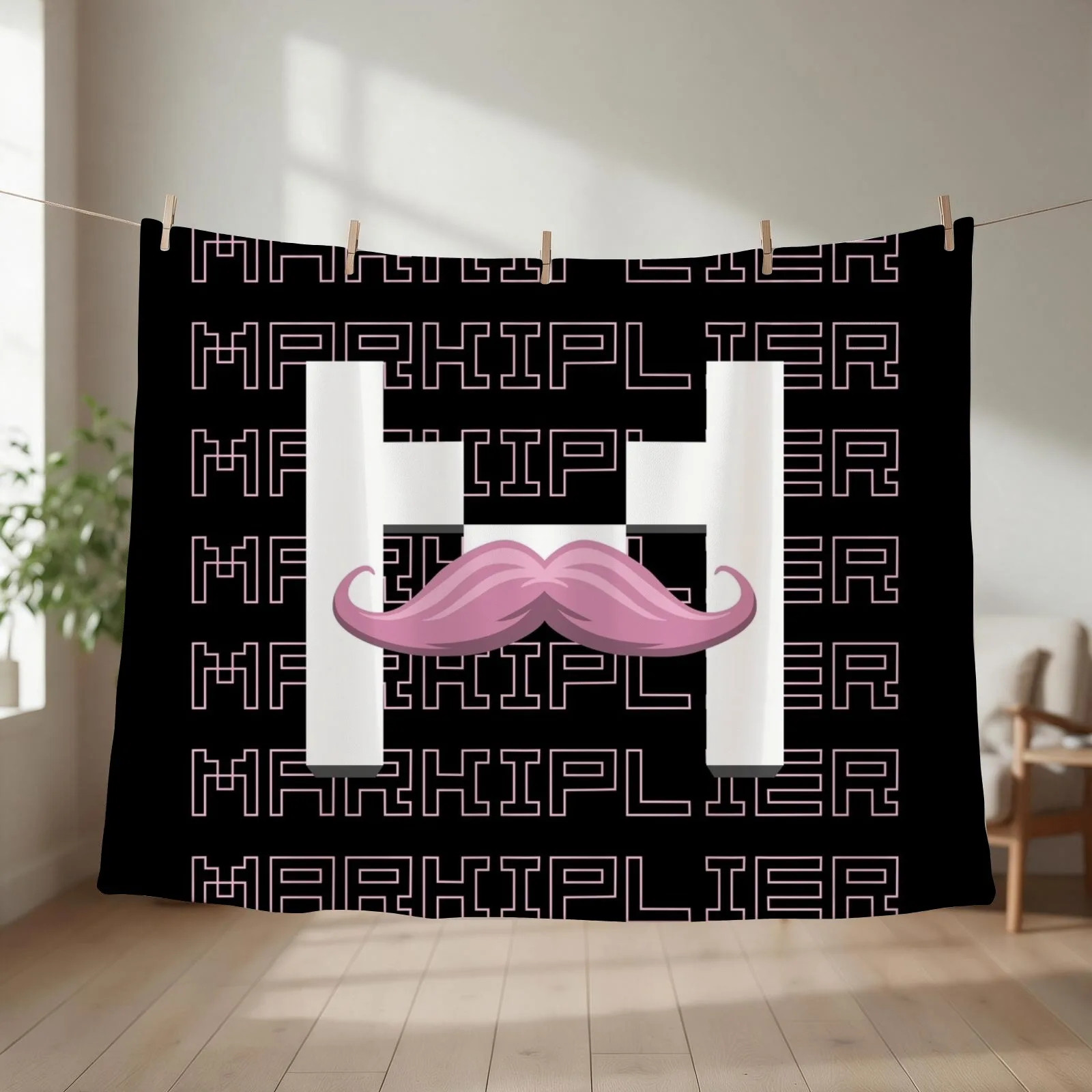 Mark.plier Official Merch - Useless Madala Throw Blanket couch cozy soft plush fuzzy picnic outdoor blanket