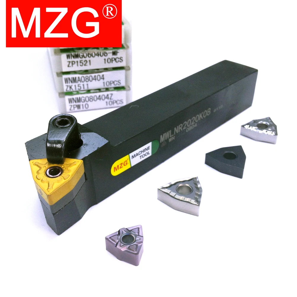 MZG MWLNR MWLNL MWLNR1616 MWLNR2020 MWLNR2525 MWLNR3232 MWLNR4040 WNMG Carbide Inserts Lathe CNC Cutting External Turning Tool