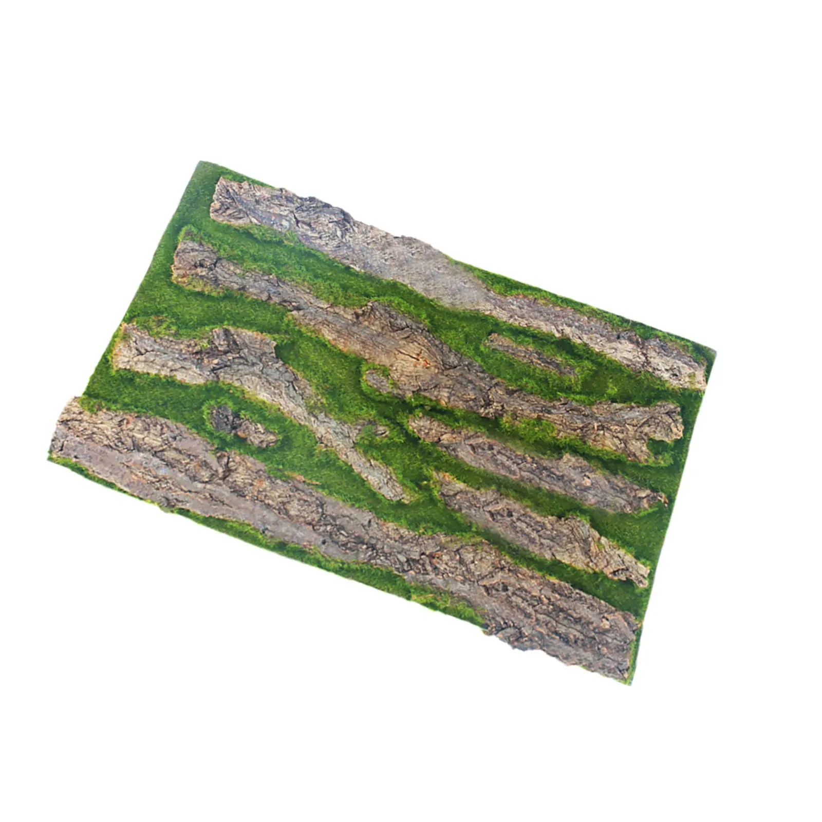 3D Aquarium Background Board Simulate Bark Moss Texture Lightweight Terrarium Decor Reptile Tank Fish Turtle Habitat Background