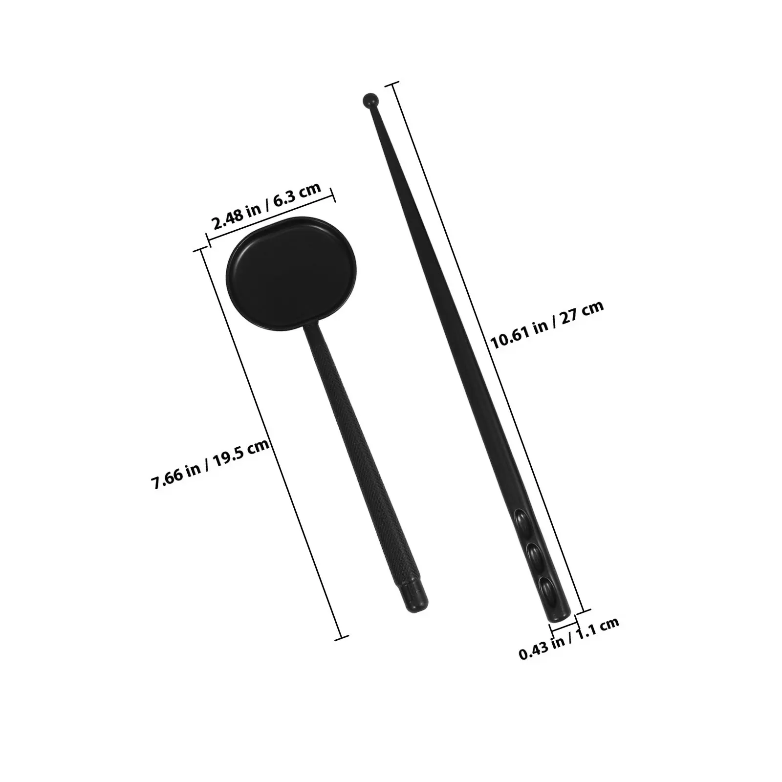 Fotografia 6: 8 peças Oclusor Ocular Manual Preto de Plástico para Oftalmologistas, Ortoptistas, Ferramenta para Exame de Visão em Optometria e Terapia