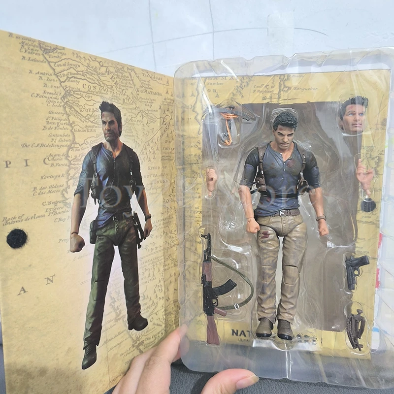 NECA Uncharted 4 A thief's end NATHAN DRAKE Action Figure Model Toys Collectable Doll Creative Birthday Gift