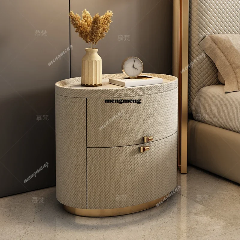 Luxury Storage Nightstand Minimalist Drawer Aesthetic Trendy Bedside Table Modern Nordic Comodini Camera Letto Bedroom Furniture