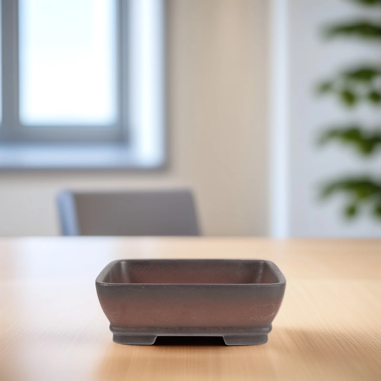 

Bonsai Pots with Drainage Tray Rectangular Succulent Flowerpot Planter Purple Sand Planters