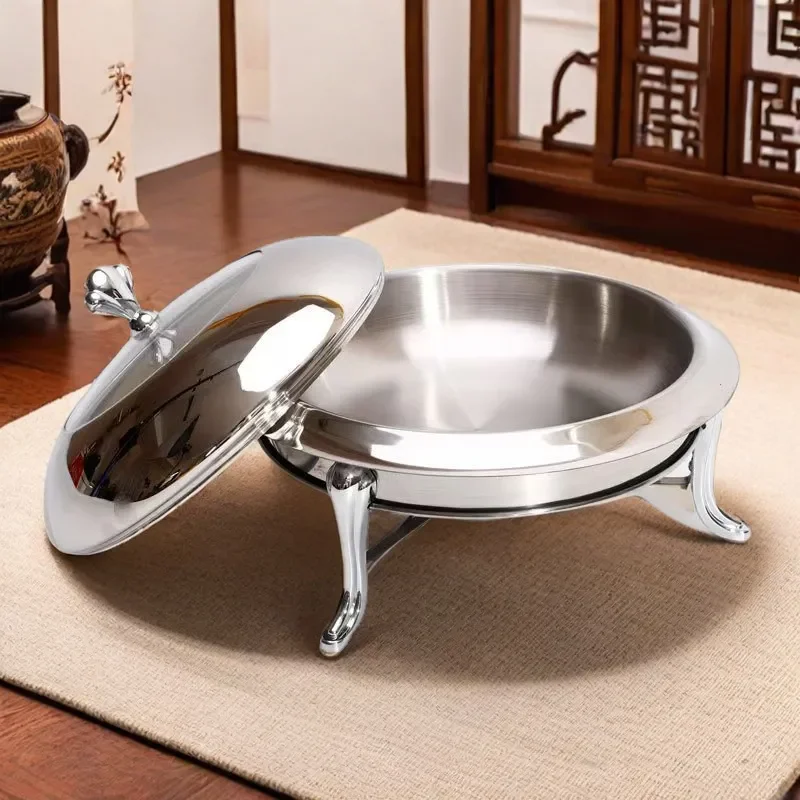 

Спиртовая плита из нержавеющей стали, бытовая/коммерческая съемная маленькая жаровня, котел для твердого топлива, маленький сухой горячий горшок