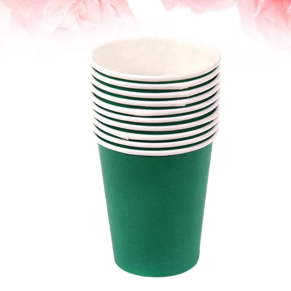 

100Pcs Colorful Disposable Paper Cups Thickened DIY Kids Materials Handmade Party Paper Cups for Creative Classroom