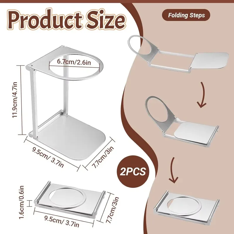 Portable Foldable Aluminum Alloy Multi Model Outdoor Coffee Machine Bracket Accessories