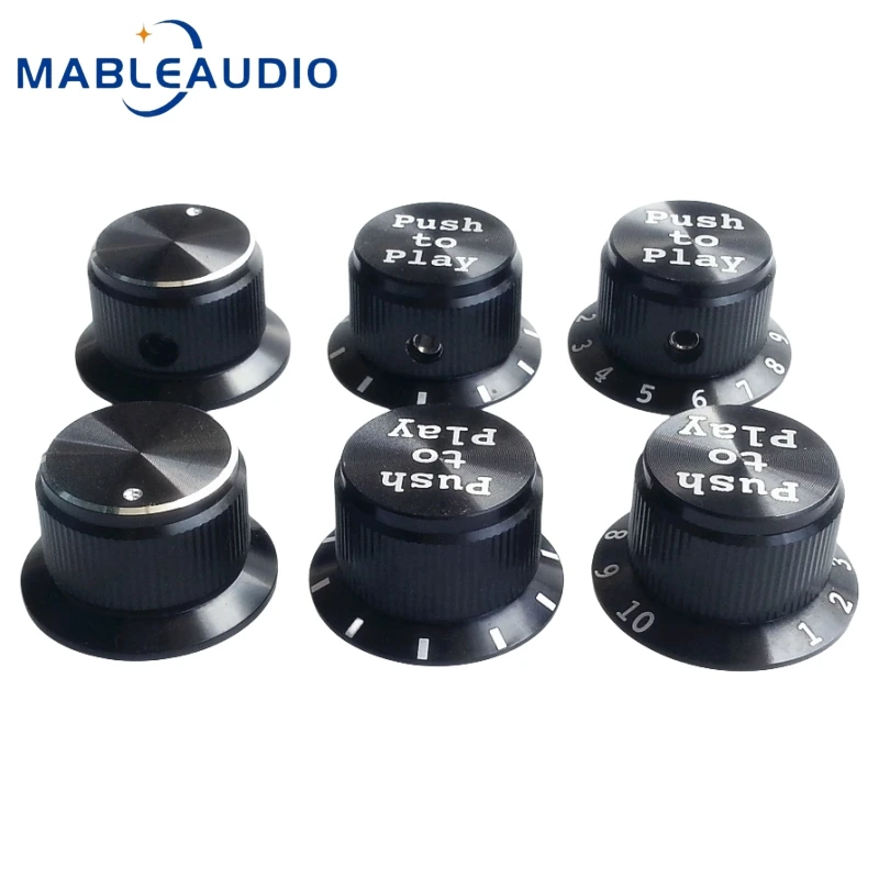 1PCS 24X19X14.5mm All Aluminum Alloy Solid Knob Volume Potentiometer HIFI Audio Amplifier Tone Vertical Texture Knob