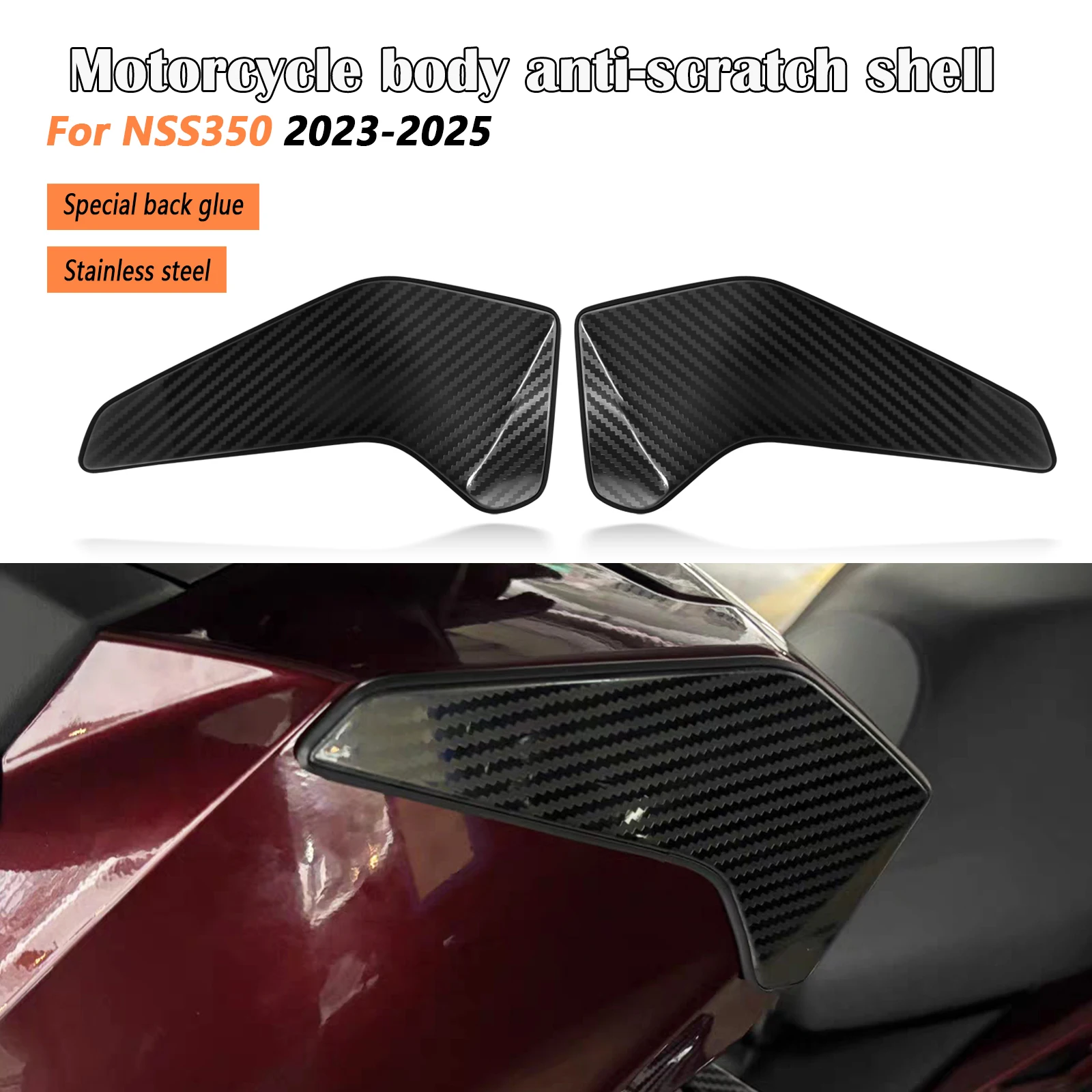 

Новый корпус мотоцикла с защитой от царапин, передняя боковая защита от царапин для Honda Forza 350 NSS350 2023 2024 2025