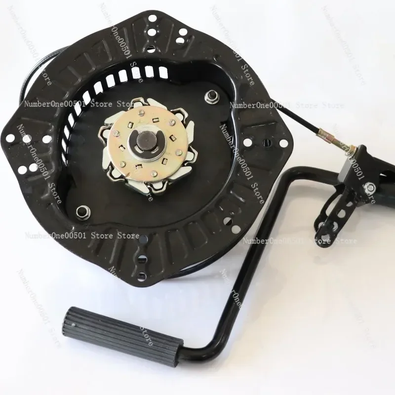 No-Pull Starter for Air-Cooled Diesel Engine - Hand Crank Free Starting System Replacement for Windlass & Generator