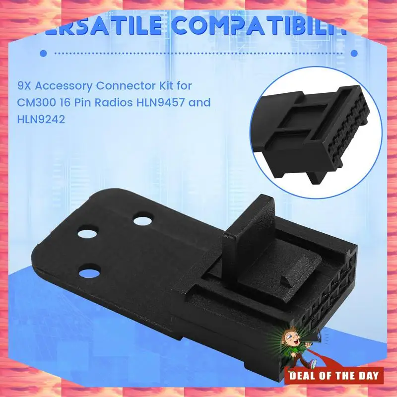 24-Hour Delivery 18X Accessory Connector Kit For Motorola CM300 16 Pin Radios HLN9457 And HLN9242