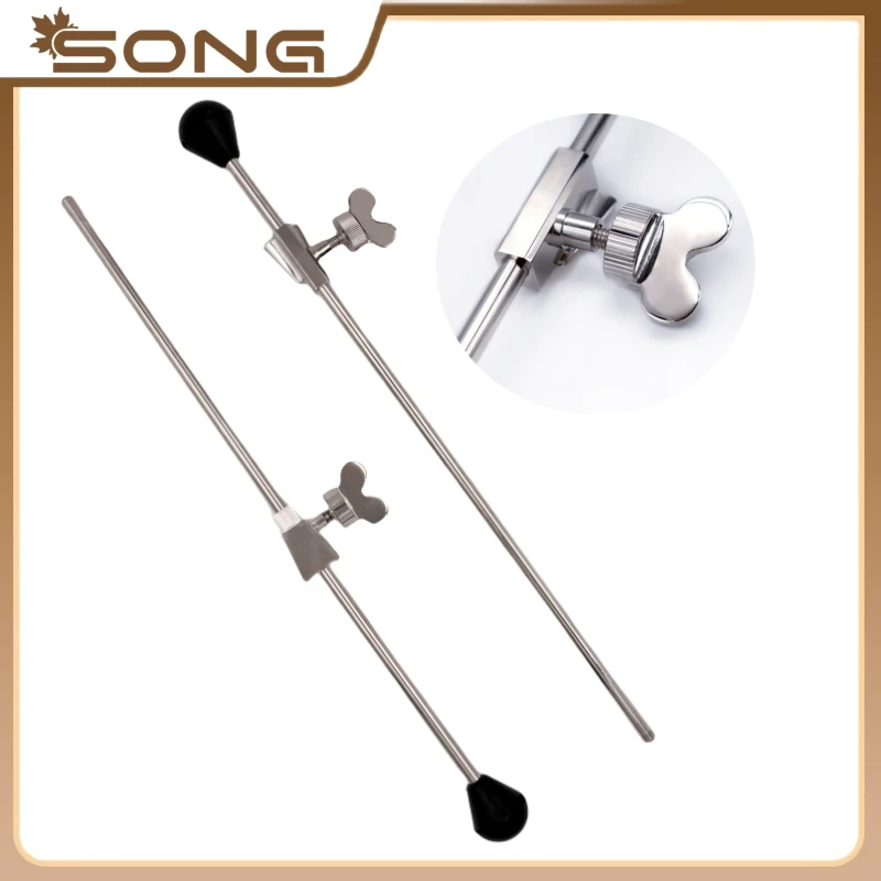 1pcs of silvering Bass clarinet Floor Peg Bass Clarinet Floor Peg Rod Assembly