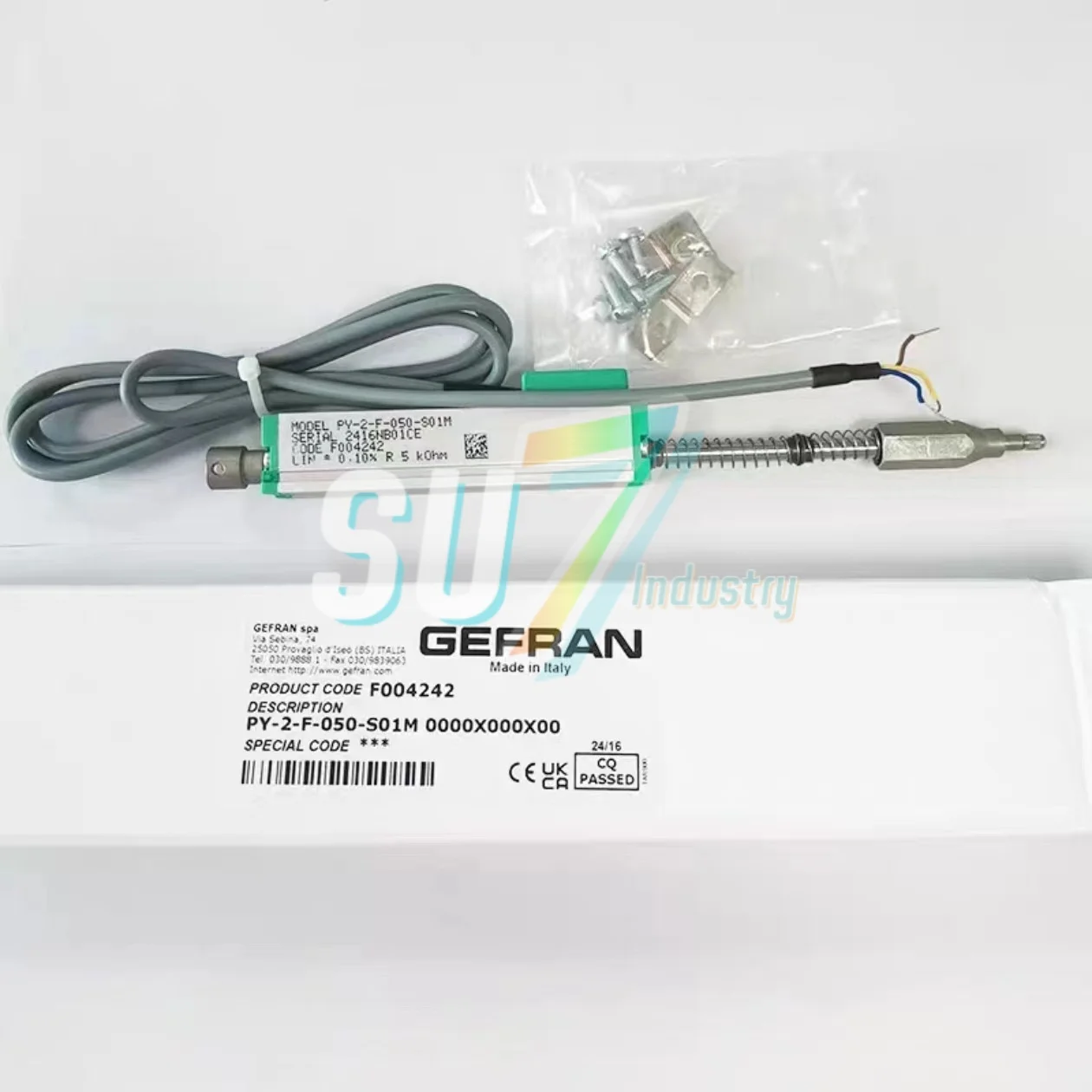 

Rectilinear Transducer New In box PY-2-F-050-S01M PY-2-F-025-S01M-XL0202