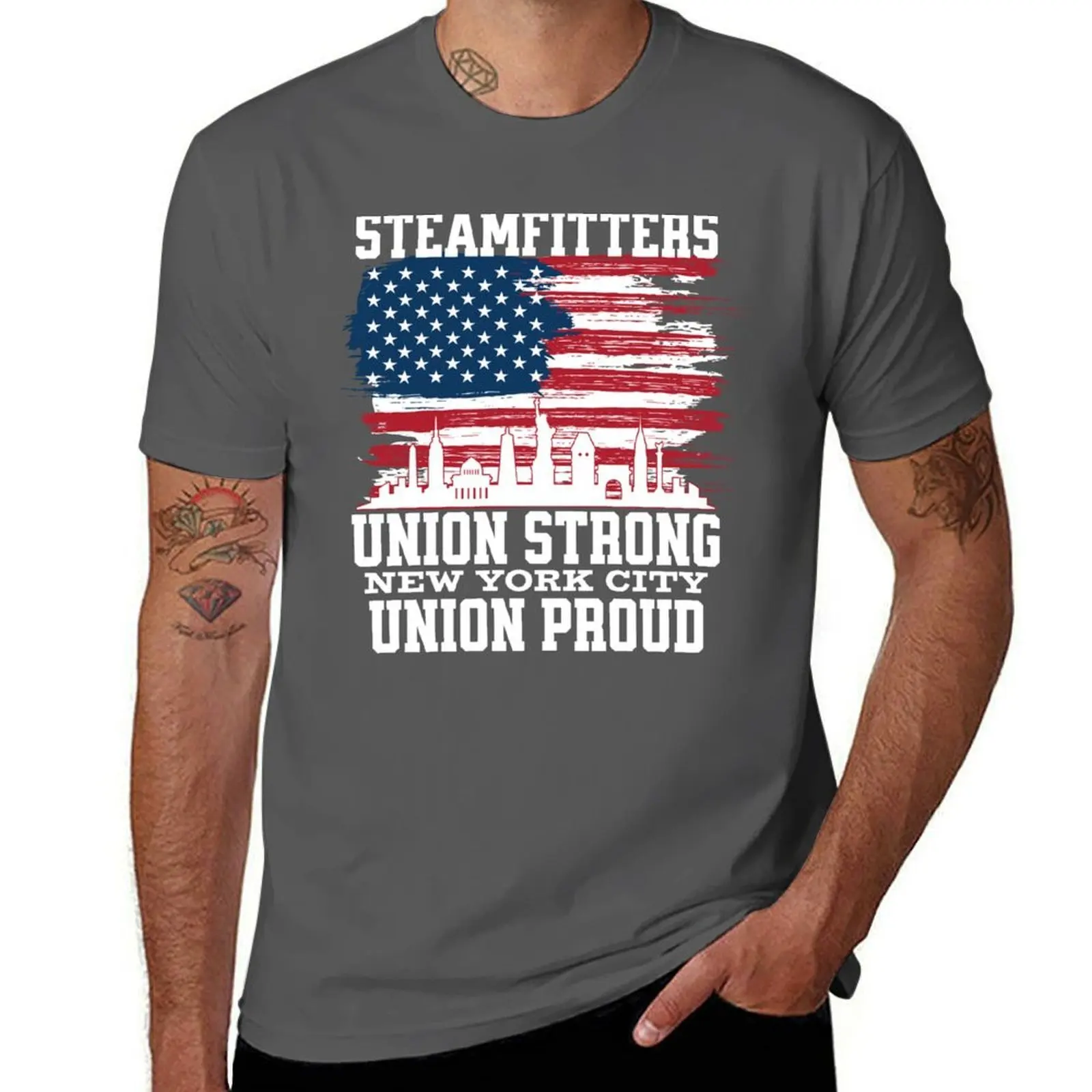 

Union Proud Strong Pipefitters Steamfitters Steamfitters Union T-Shirt Summer Festival T-Shirt