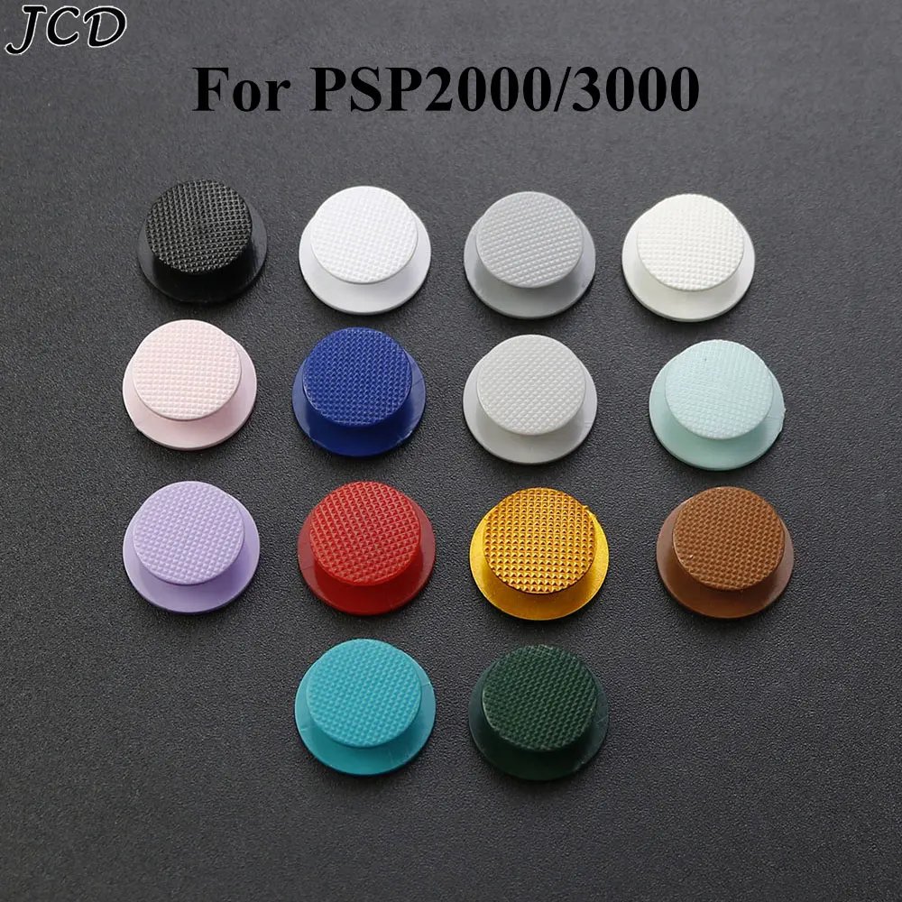 

JCD 1pcs 3D Analog Joystick Stick Cap Cover button For PSP2000 3000 E1000 Mushroom Caps Repelacement