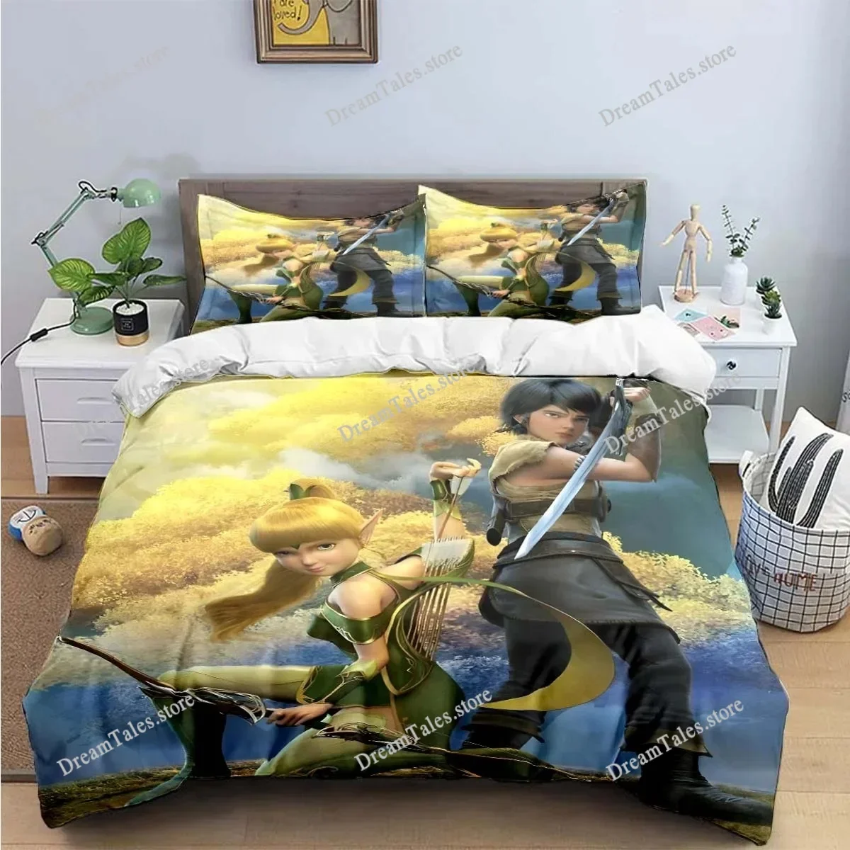 Fashion Classic Game D-DragonNest Print Bedding Sets Bed Supplies Set Duvet Cover Bed Comforter Set Bedding Set Luxury Gift741