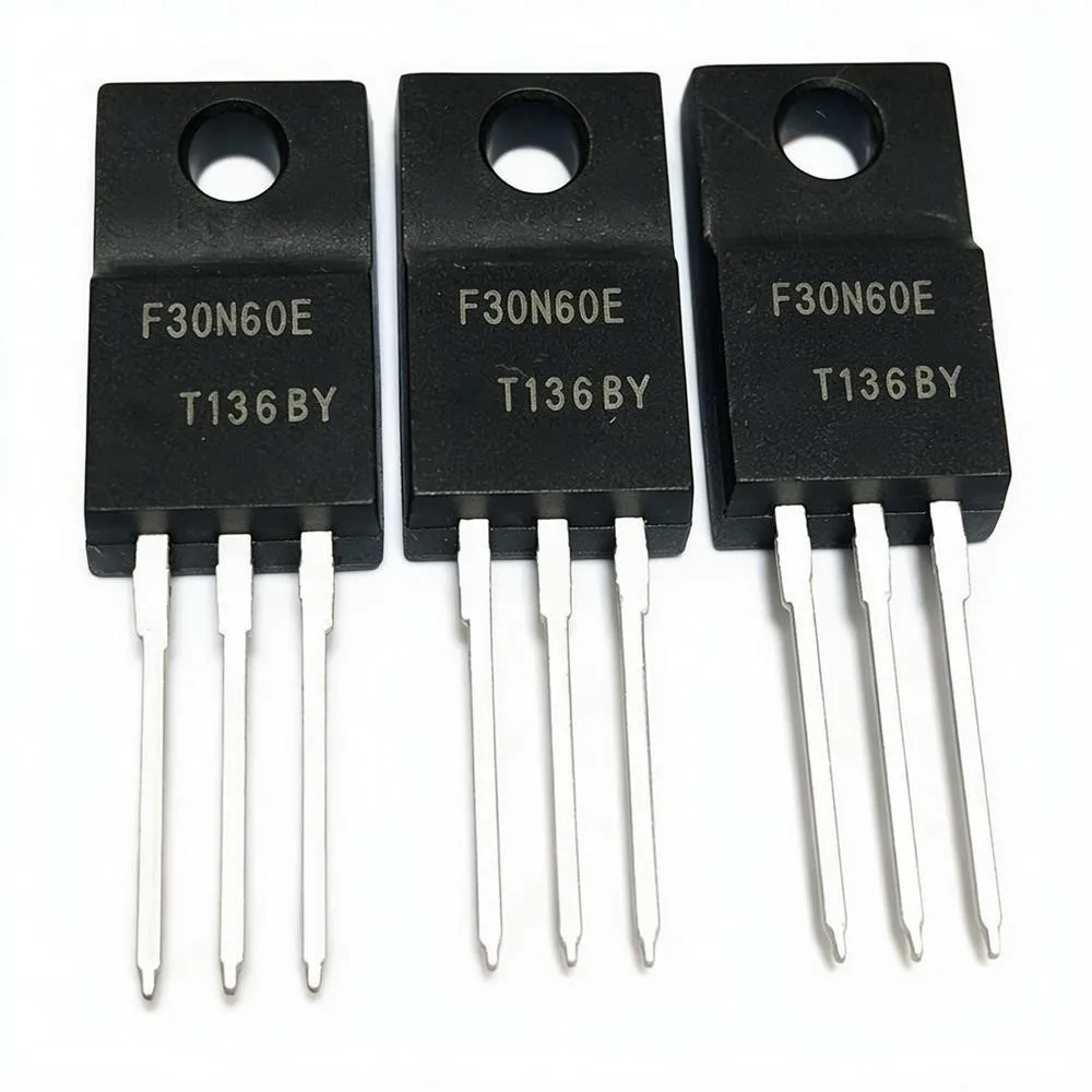 5PCS F30N60E SIHF30N60E 600V 30A MDF5N50F 500V 5A FQP1N60C 1.2A 600V 2SK3703 K3703 RU75N08R 75V 80A FQP10N20L 200V 10A