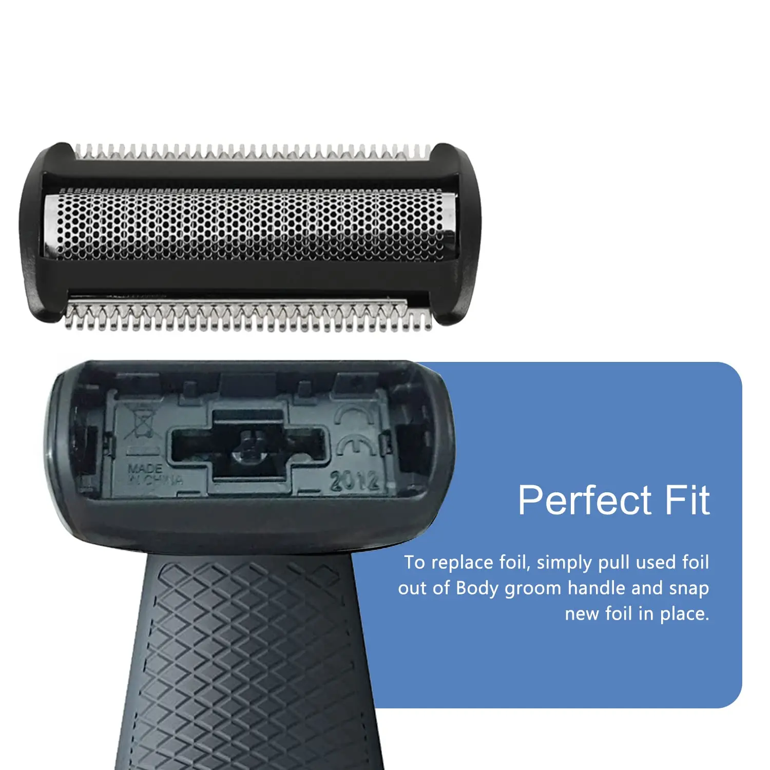 رأس بديل Brangdy BG2000 لماكينة تشذيب الجسم المتوافقة مع ماكينة الحلاقة BG7030 BG7040 BG5025 BG2040 BG2030