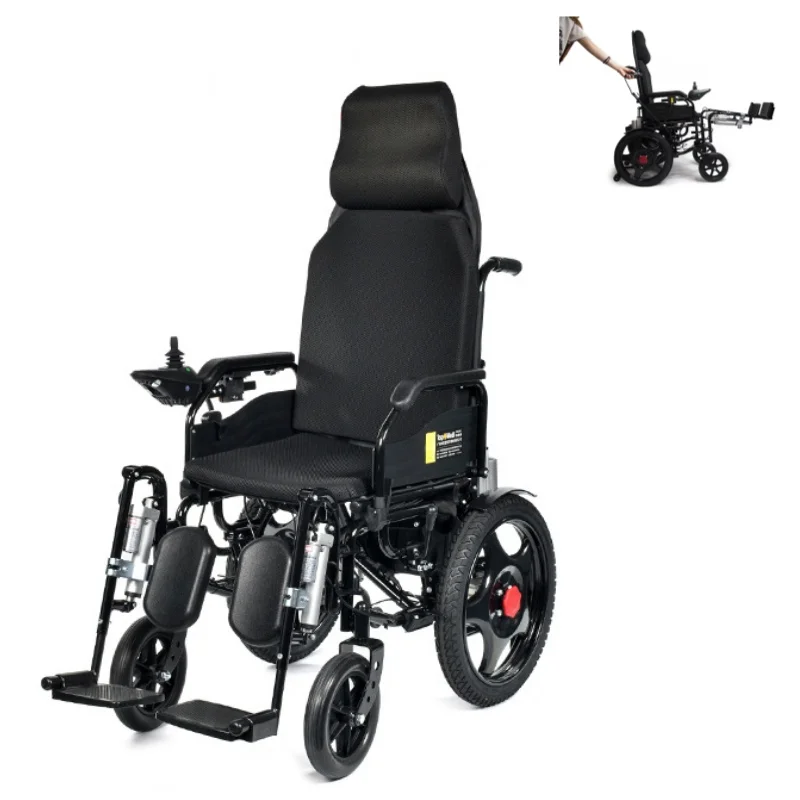 

Heavy-Duty Iron Frame Electric Wheelchair With 250W Motor, 12Ah Lead-Acid Battery, And 15-20km Driving Range