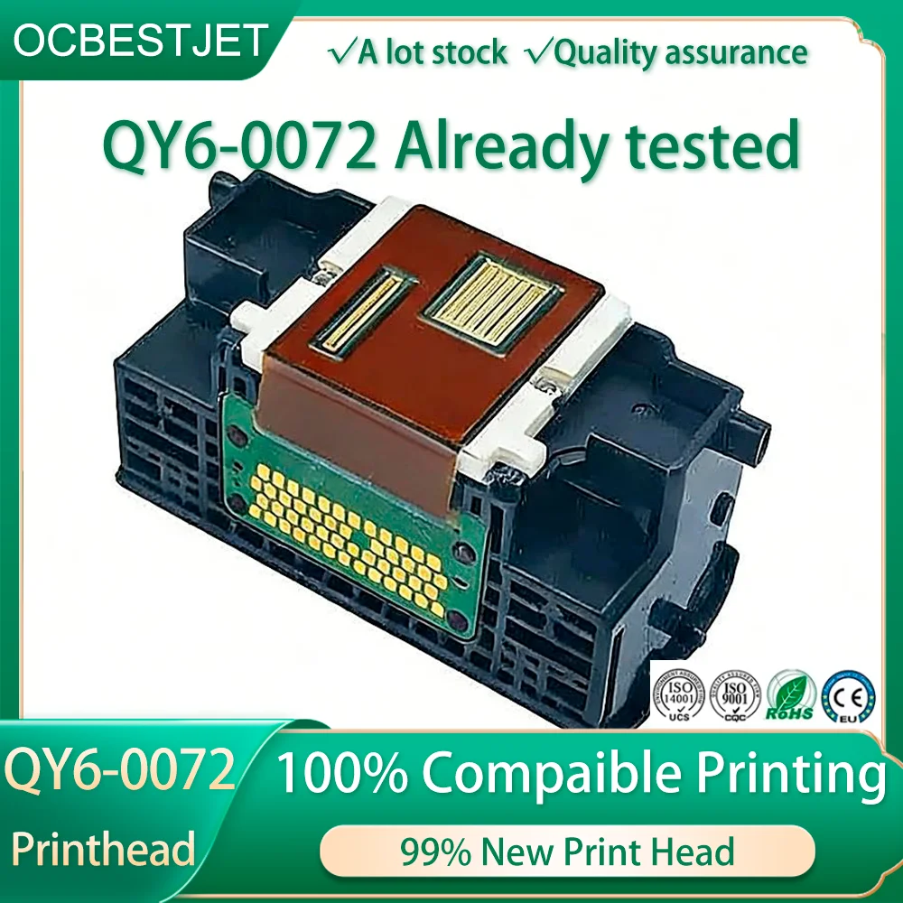 QY6-0072 Print Head QY6 0072 For Canon PIXMA IP4600 IP4680 IP4700 IP4760 MP558 MP620 MP630 MP638 MP640 MP648 MX868 Printhead