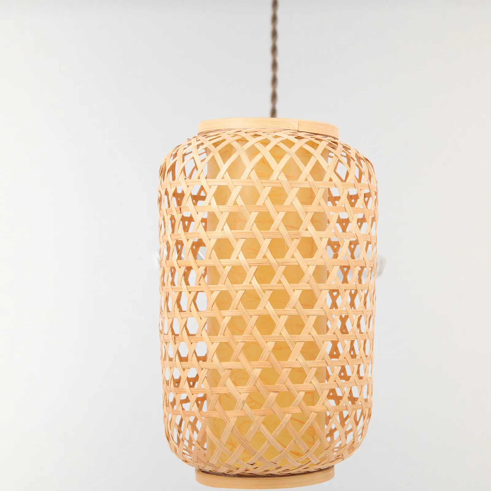 

Bamboo Lamp Shade Woven Light Diffuser for Hanging Pendant Ceiling Lamps Rustic Vintage Decor Home Hotel Restaurant