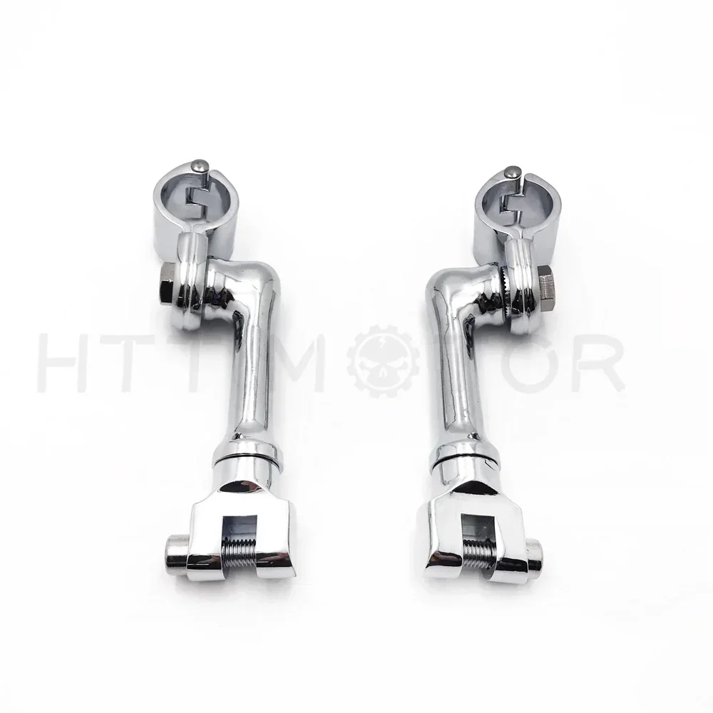 Aftermarket Motorcycle Highway Engine Guard Bar Foot Peg Mount For Harley Davidsion 25mm 1" Chrome