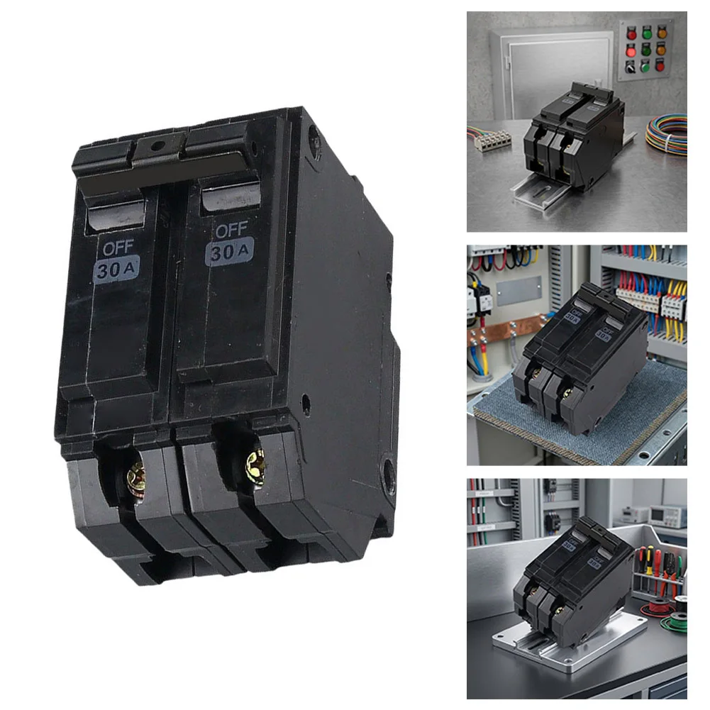 2 Pole Miniature Circuit Breaker 20A 30A 50A 60A for Short Circuit and Overload Protection in Low Voltage Systems