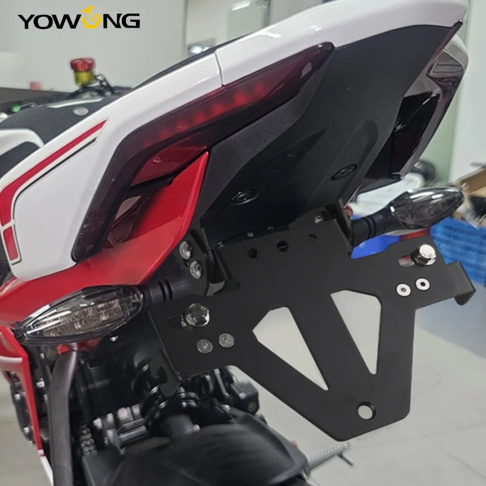 FOR SUZUKI SV650 ABS 2015 2016 2017 2018 2019 2020 2021 Motorcycle License Plate Bracket Holder Number Frame Holder Accessories