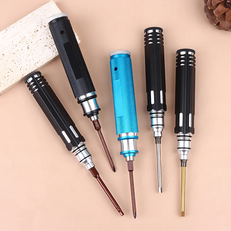 4-in-1 Hex Screwdriver Set Metal Tool Kit 1/1.5/2.0/2.5/3.0mm For RC Helicopter Car Airplane Drone Aircraft Models Repairing