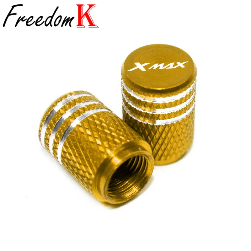 Motorcycle CNC Aluminum Accessorie Wheel Tire Valve Stem Caps Airtight Covers Fit For XMAX 125 X MAX 250 X-MAX 300 XMAX 400