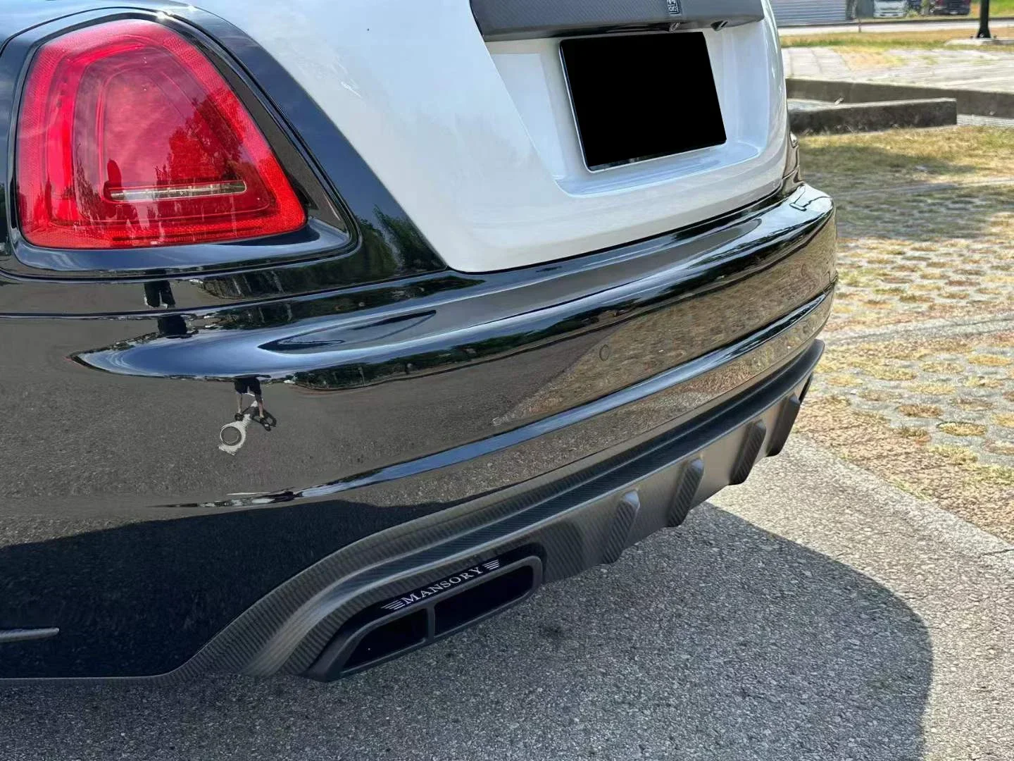 قطع غيار السيارات من ألياف الكربون الجافة لسيارة رولز رويس رايث ترقية MSY طقم الجسم المصد الأمامي التنانير الجانبية درابزين سبويلر