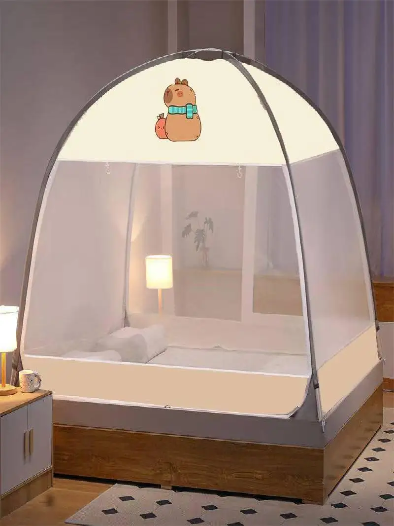 

No-Install Universal Mosquito Net for Mongolian Yurt Mountain Night Brand Polyester Fiber Easy to Install Bedding Accessories