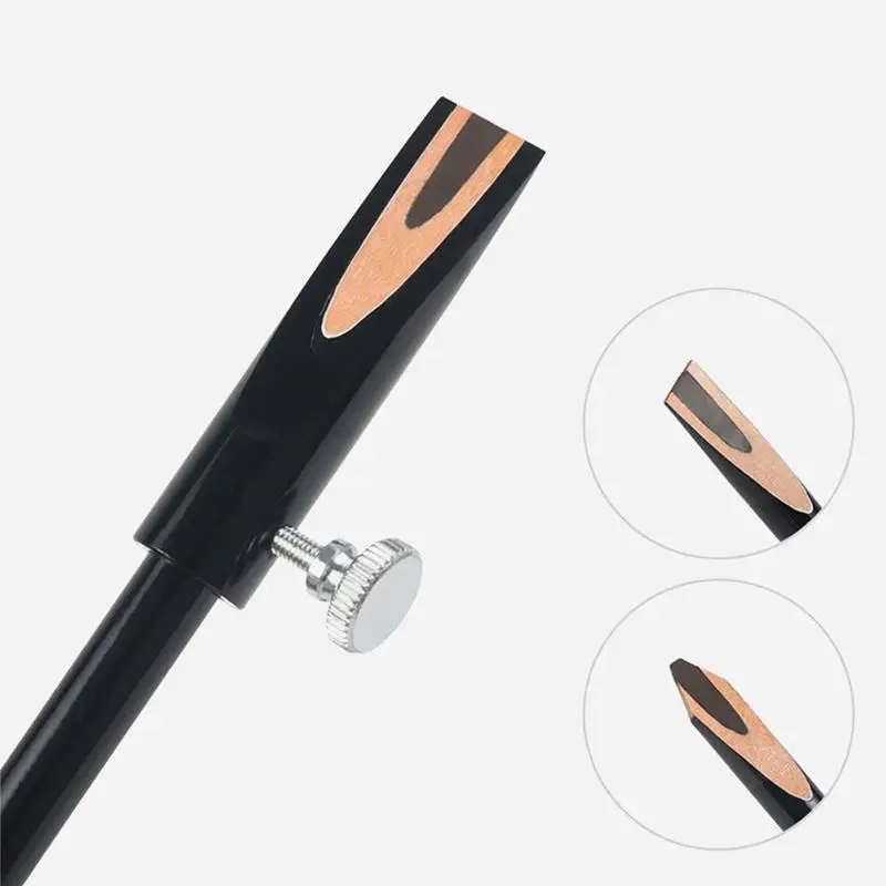 Sacapuntas de lápiz de cejas, punta de afilado, herramienta fina para Microblading, suministros de tatuaje, accesorios de maquillaje permanente