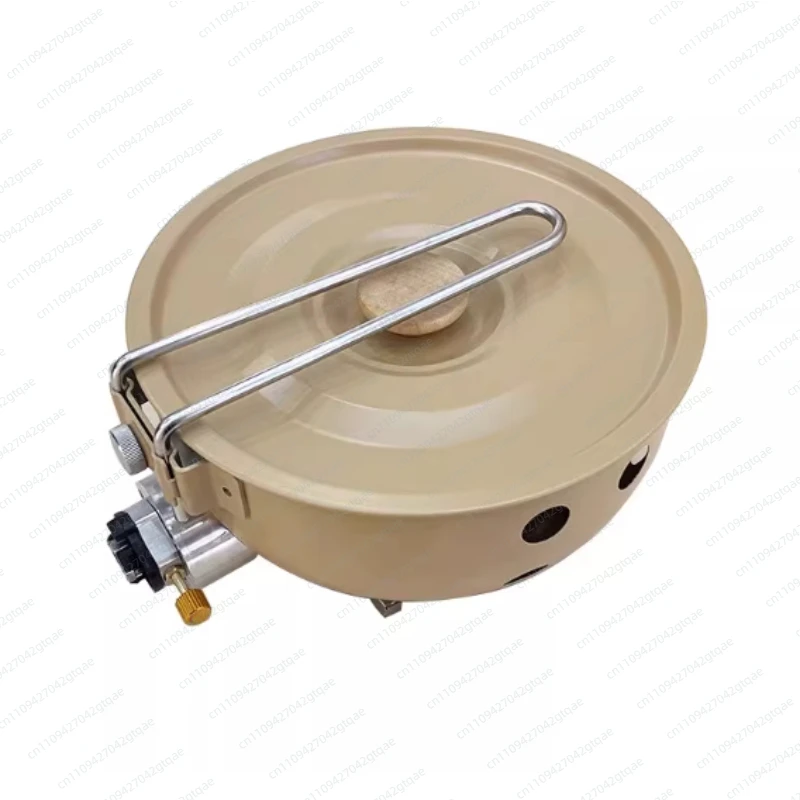 

Portable Butane Camping Stove with Pot Outdoor Cookware Set Picnic Hiking Fishing Gear