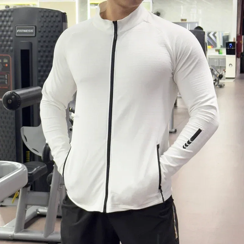 Veste collante de compression élastique pour homme, sweat-shirt de cyclisme en plein air, coupe sèche, respirant, course à pied, entraînement, salle de sport, Y