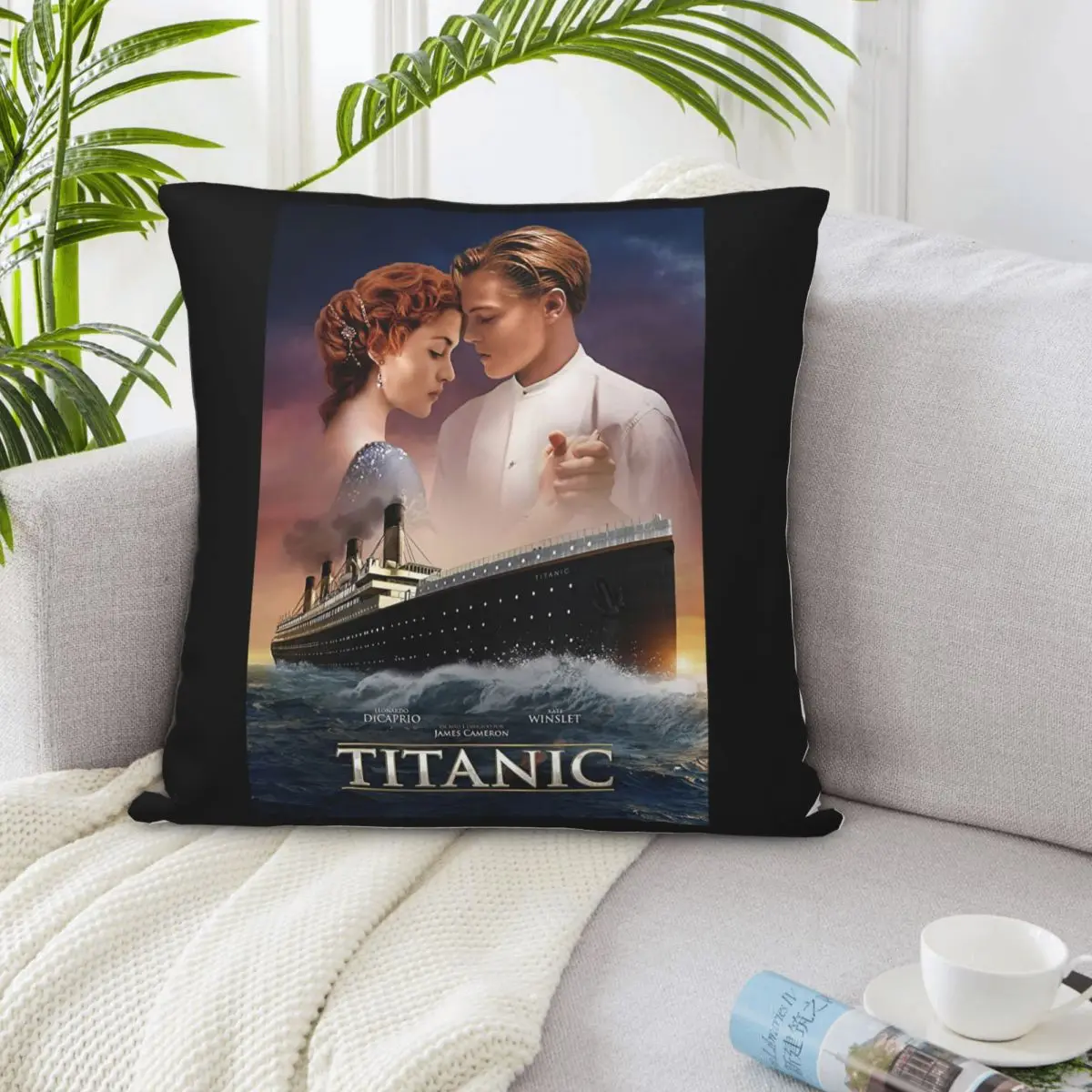 تيتانيك الفيلم المشارك ليونارد دي كابريو ريترو كول فيلم ريترو 2274 خمر أحدث الفكاهة الصيف نمط كيس وسادة