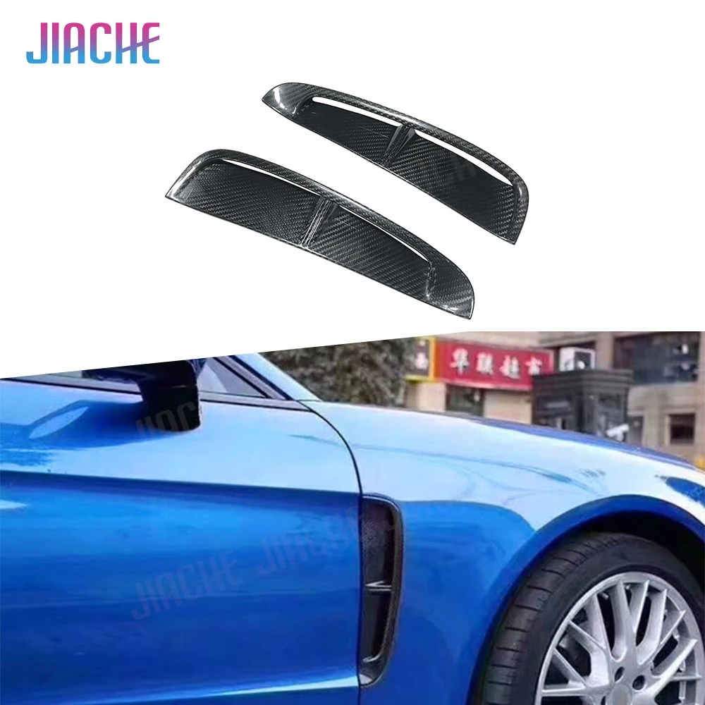 

Dry Carbon Fiber Front fender Air Vent Trim Side Covers For Porsche Panamera 971 2017-2019 Car Decoration