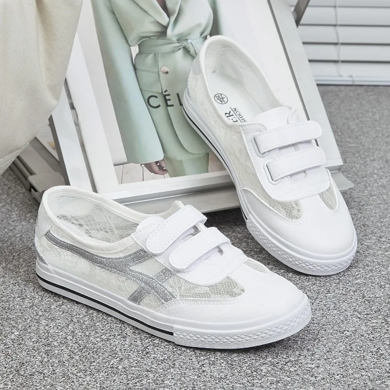 

Women Shoes Summer Breathable Mesh Shoes Fashion Casual Shallow Mouth Single Shoes Women Vulcanized Shoe Women's Sneakers Tenis
