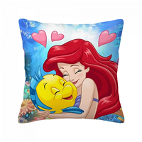 Cute Cartoon The Little Mermaid Pillowcase Pillow Covers Decorative Sofa Cushions Personalized Gifts Modern Home Decoration Room