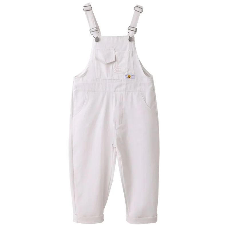 Teenager Girls Hip Hop Loose Overalls Boys Patchwork Dungaree Children Jumpsuit Street Dance Romper Kids Streetwear 3-16 Years