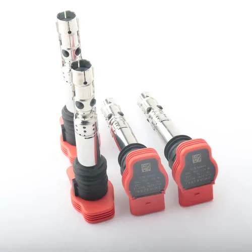 Imagen 2 del producto Bobina de encendido de 4 piezas compatible con 1,8 T 3,0 V6 06C 905115 M 06B 905115 R para VW Jetta Golf GTI MK4 Passat B5 Beetle Polo A4 A6 A8 TT