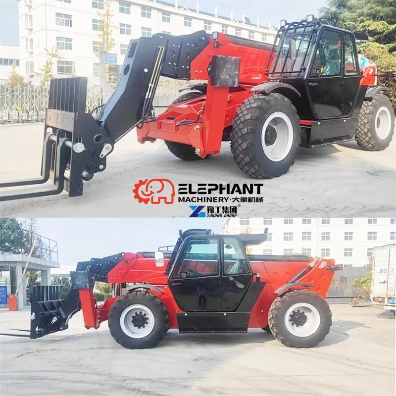 Telescopic Handler Forklift – Multi-Function Hydraulic Boom Manlift for Stadiums Airports Warehouses Industrial Maintenance