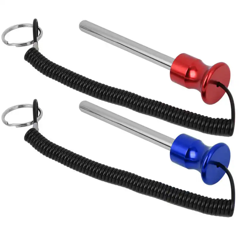 10MM Gym Equipment Weight Stack Pin Weight Pin Magnetic Weight Stack Pin with Pull Rope Strength Practical Weight Stack Pin