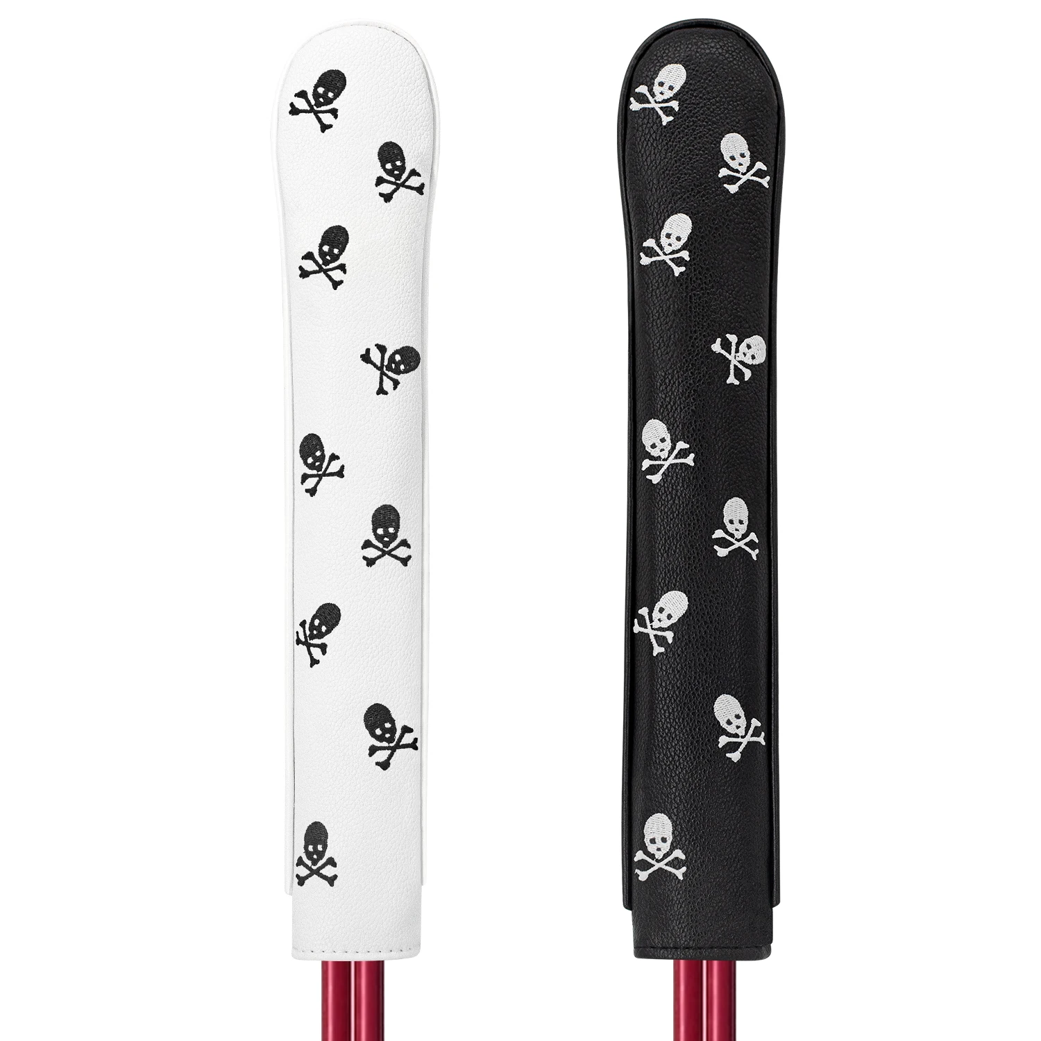 

Крышка направленного стержня для гольфа с маленьким рисунком черепа, защитный чехол для стержня указателя направления, пыленепроницаемый и прочный