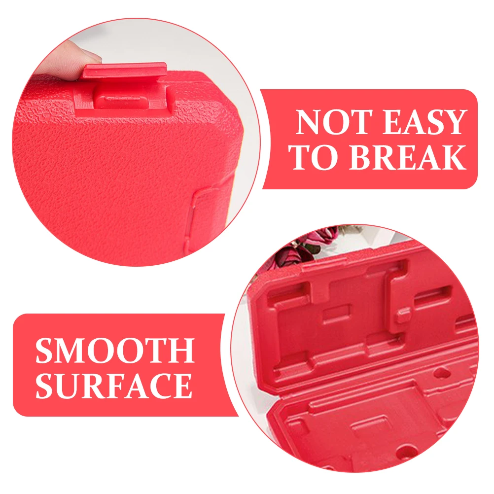 

Digital Caliper Storage Box Plastic Lightweight Portable Measuring Tool Container Smooth Vernier Gauge Holder Multi Function