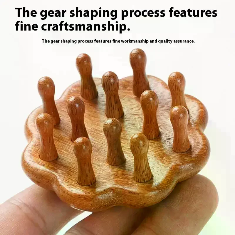 

Sandalwood Wide Tooth Hair Comb Wooden Scalp Massager Relax Head Massage Detangler Comb Scalp Massager Combs For Women